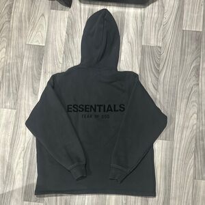 Essentials Fear of God Black Hoodie